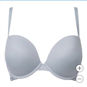 Calvin Klein Luxe Bra - Multiple Sizes Available - Light Blue : Gray